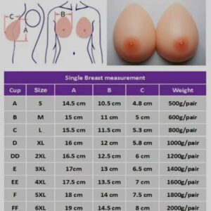 Silicone breast prosthesis for post-mastectomy support and comfort