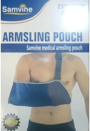Arm sling or arm pouch for immobilizing and supporting injured arms in Nigeria